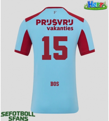 Feyenoord Jordan Bos #15 Tredje Tröja 2025-26 Kortärmad